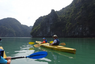 Lan Ha Bay / Halong Bay Cruise, swim and kayak